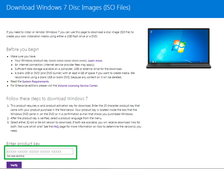 windows 7 professional iso image