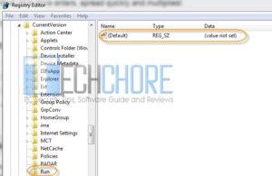 using registry