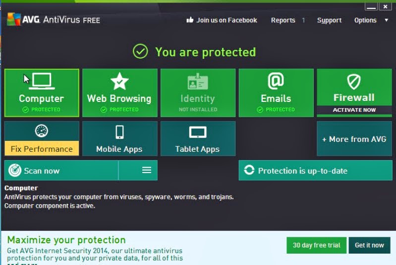 AVG Free Antivirus 2014