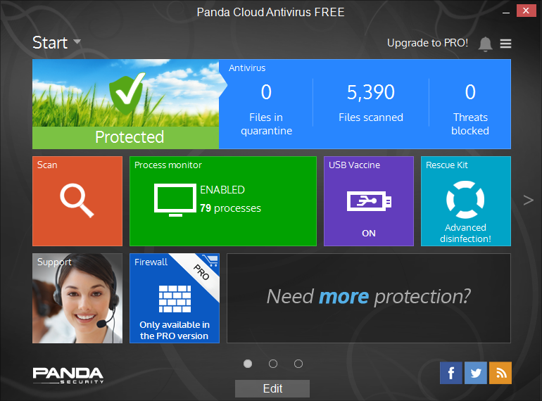 Panda Cloud Antivirus 3.0.