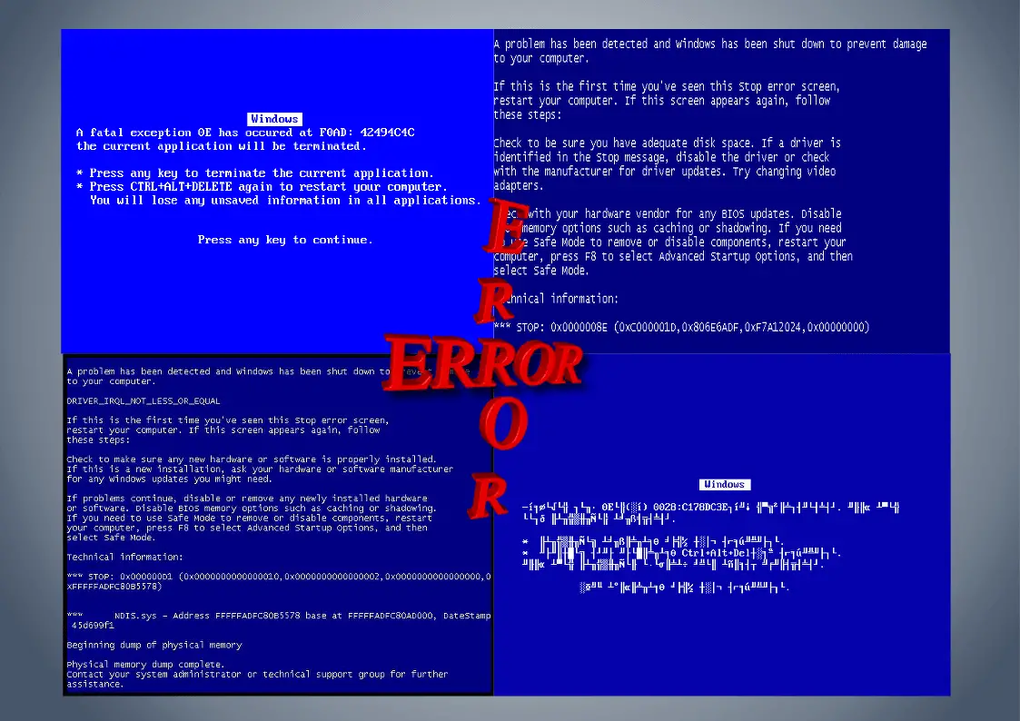 Что делать после синего экрана. Синий экран. Синий экран смерти. Синий экран смерти Windows 1.0. Самый первый экран смерти.