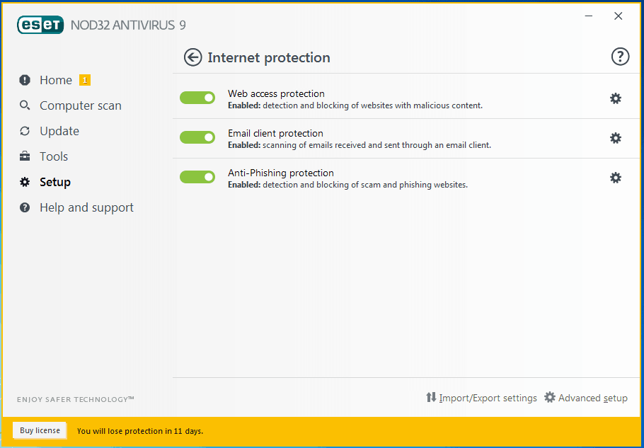 ESET Nod32-Antivirus-9-Internet-protection - Techchore