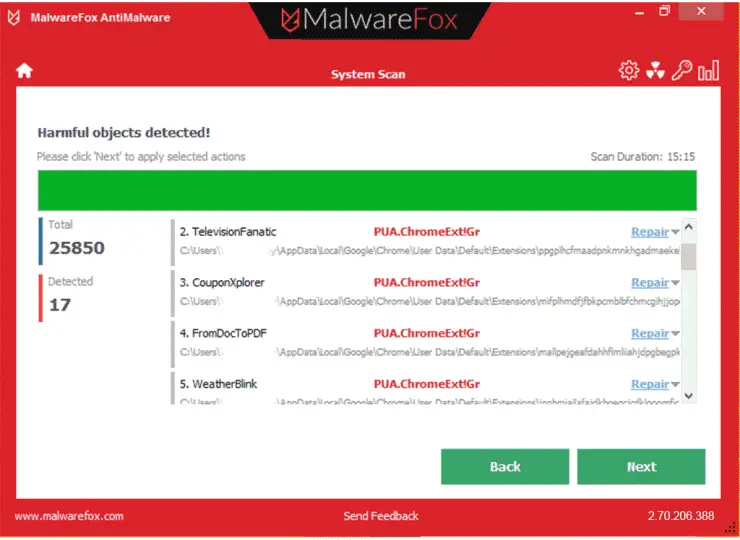 malwarefox safe