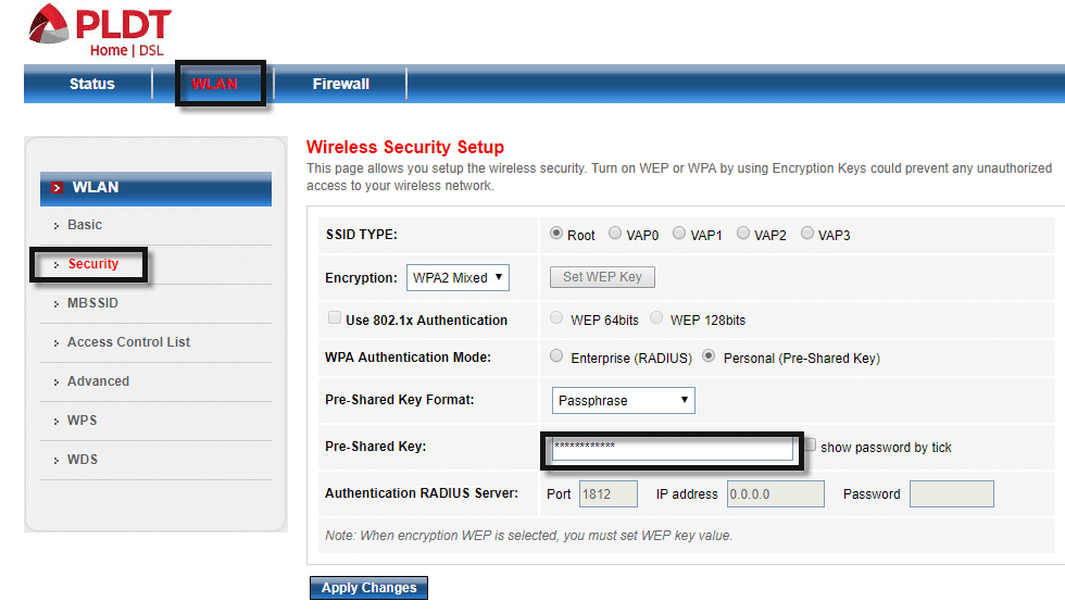 how to remove pldt home dsl name