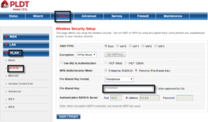 How to change-WiFi password PLDTin prolink router