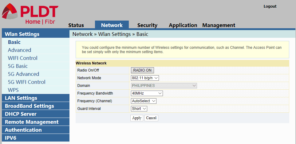 PLDT Fibr Router