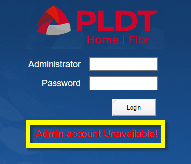 pldt-fibr-admin-account-unavailable