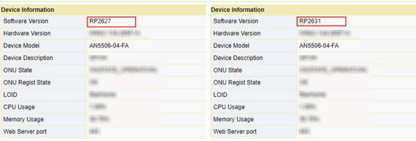 PLDT Fibr router Firmware update