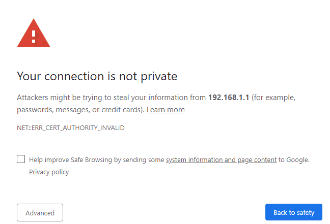 PLDT-Fibr-Rp2631-your-connection-is-not-private