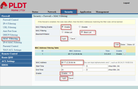 how to change mac filtering settings on your router how to change mac filtering settings on your router